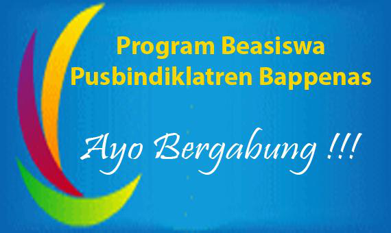 Penawaran Program Beasiswa Pusbindiklatren Bappenas Tahun 2019