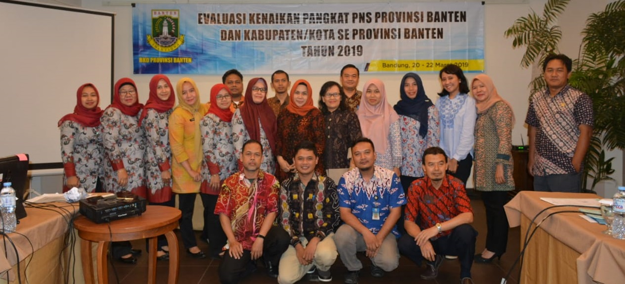Evaluasi Kenaikan Pangkat Provinsi Banten dan Kabupaten/Kota se-Provinsi Banten
