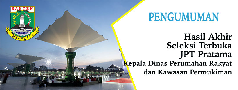Pengumuman Hasil Seleksi Terbuka JPT Pratama