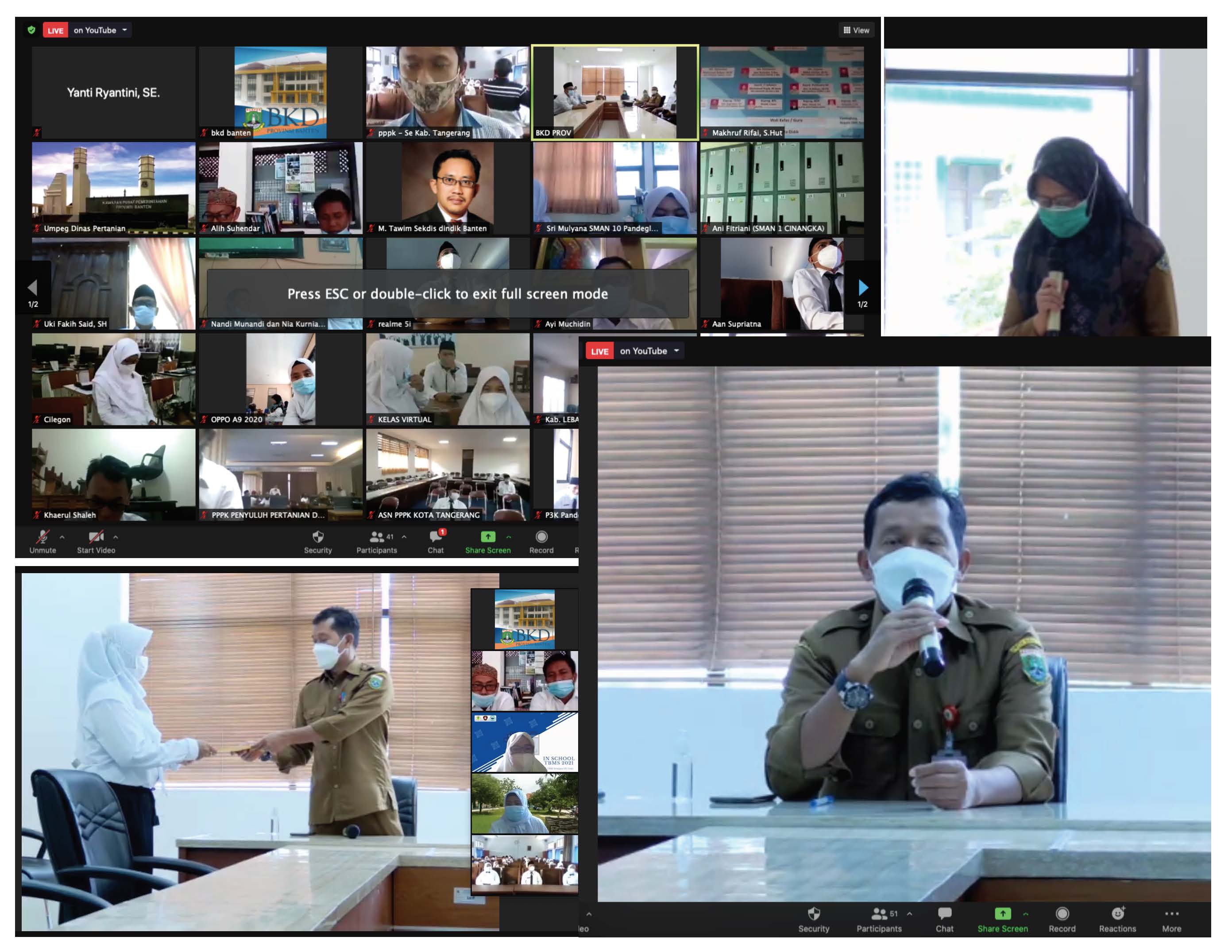 SK PPPK diserahkan Kepala BKD Provinsi Banten secara simbolis