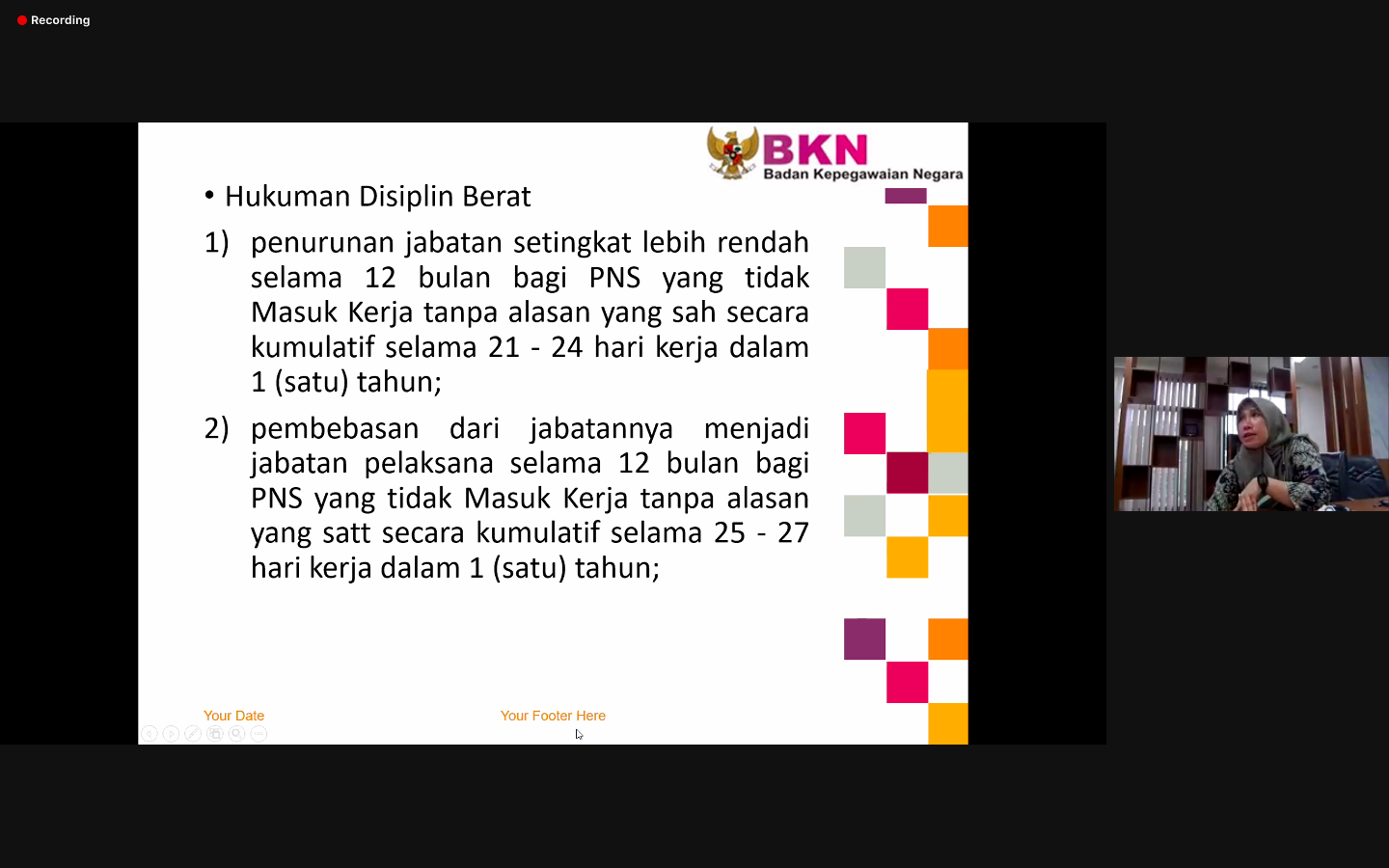 Sosialisasi Peraturan Disiplin Pegawai (PP 94 Tahun 2021)