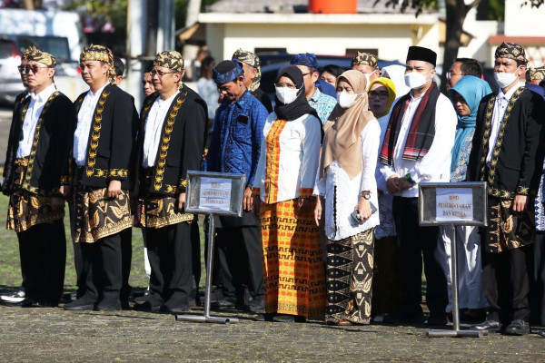 Upacara HUT Ke-22 Provinsi Banten