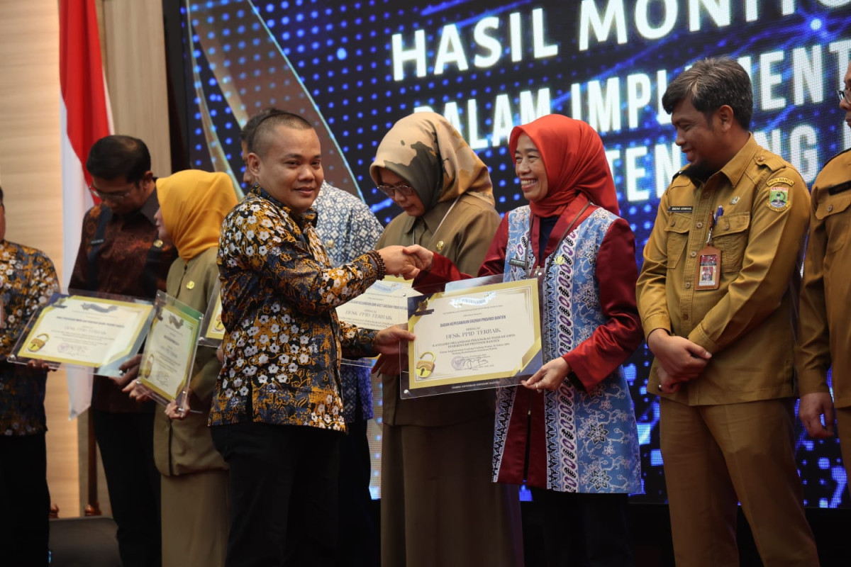 Penganugerahan Keterbukaan Informasi Badan Publik Provinsi Banten Tahun 2024