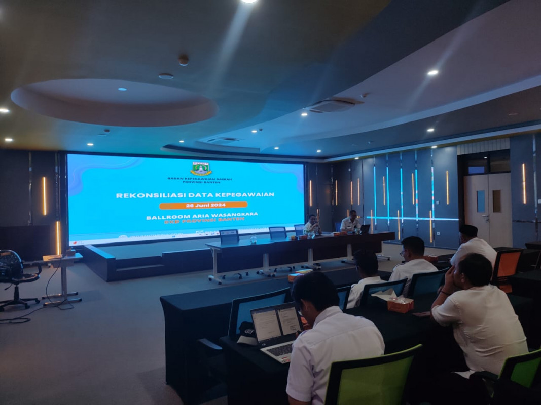 Rekonsiliasi Data Kepegawaian Triwulan II Tahun 2024