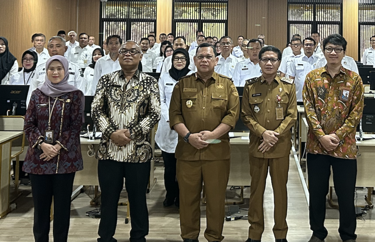 Pj. Gubernur Tinjau Pelaksanaan Penilaian Kompetensi dan Potensi ASN di Lingkungan Pemprov Banten